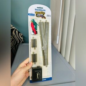 Bachmann E-Z Track System Turnout Set 44869 N Scale E-Z Track Wye #6 Turnout